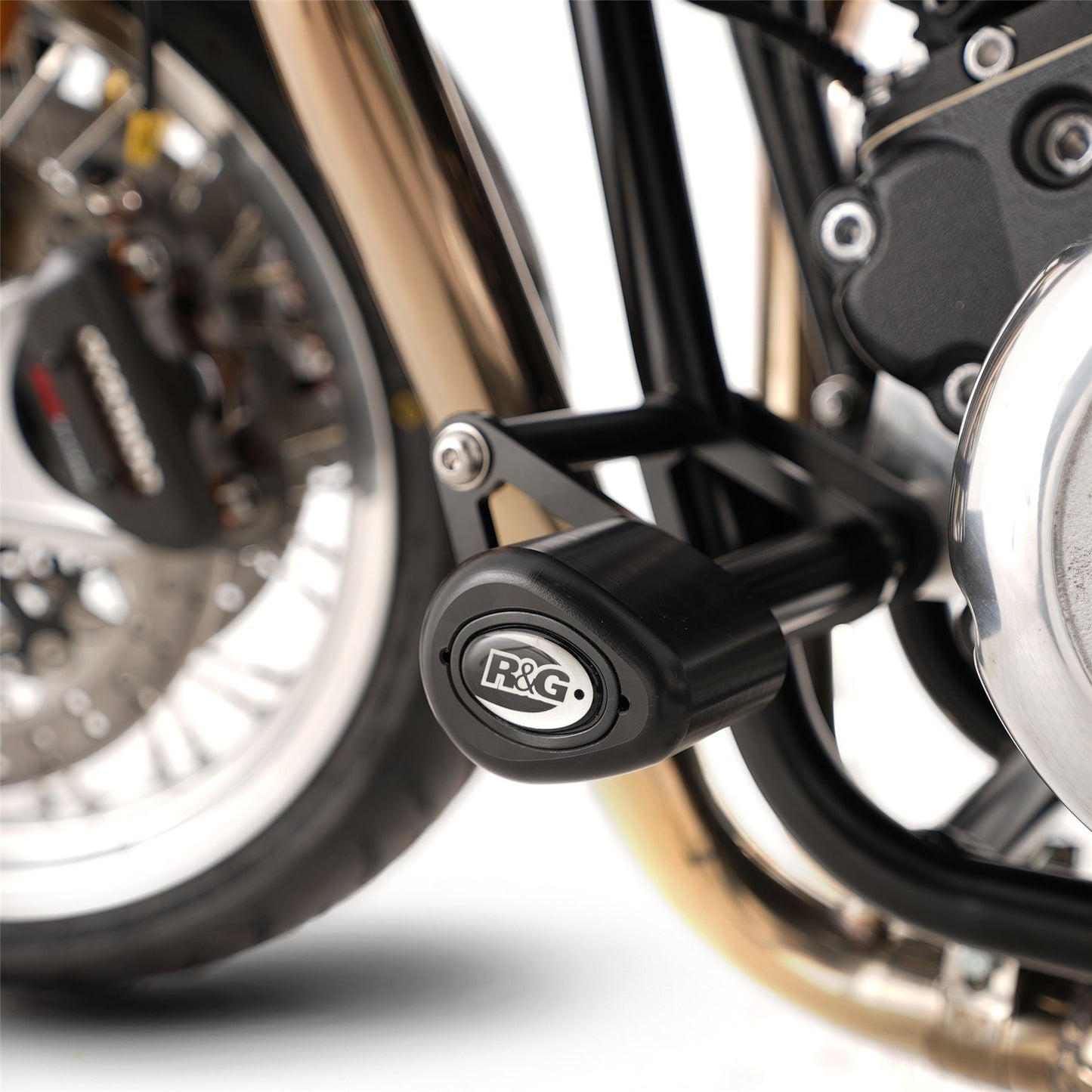 Crash Protectors - Aero Style for Norton Commando 961 Sport Colour: Black