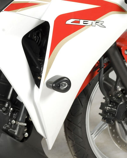 Crash Protectors - Aero Style for Honda CBR250R 2011- /WK SP250/SP50 and WKSP125 Colour: Black