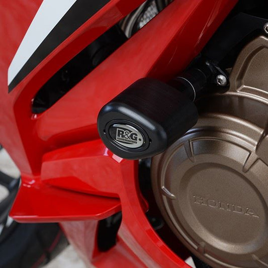 Crash Protectors - Aero Style for the Honda CBR500R '19-  Colour: Black