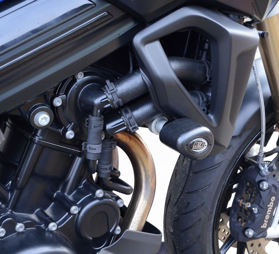 Crash Protectors - Aero Style for BMW F800R '15- Colour: Black