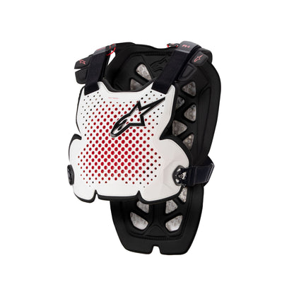 Alpinestars A-1 Pro Chest Protector - White Black Red - Size M/L
