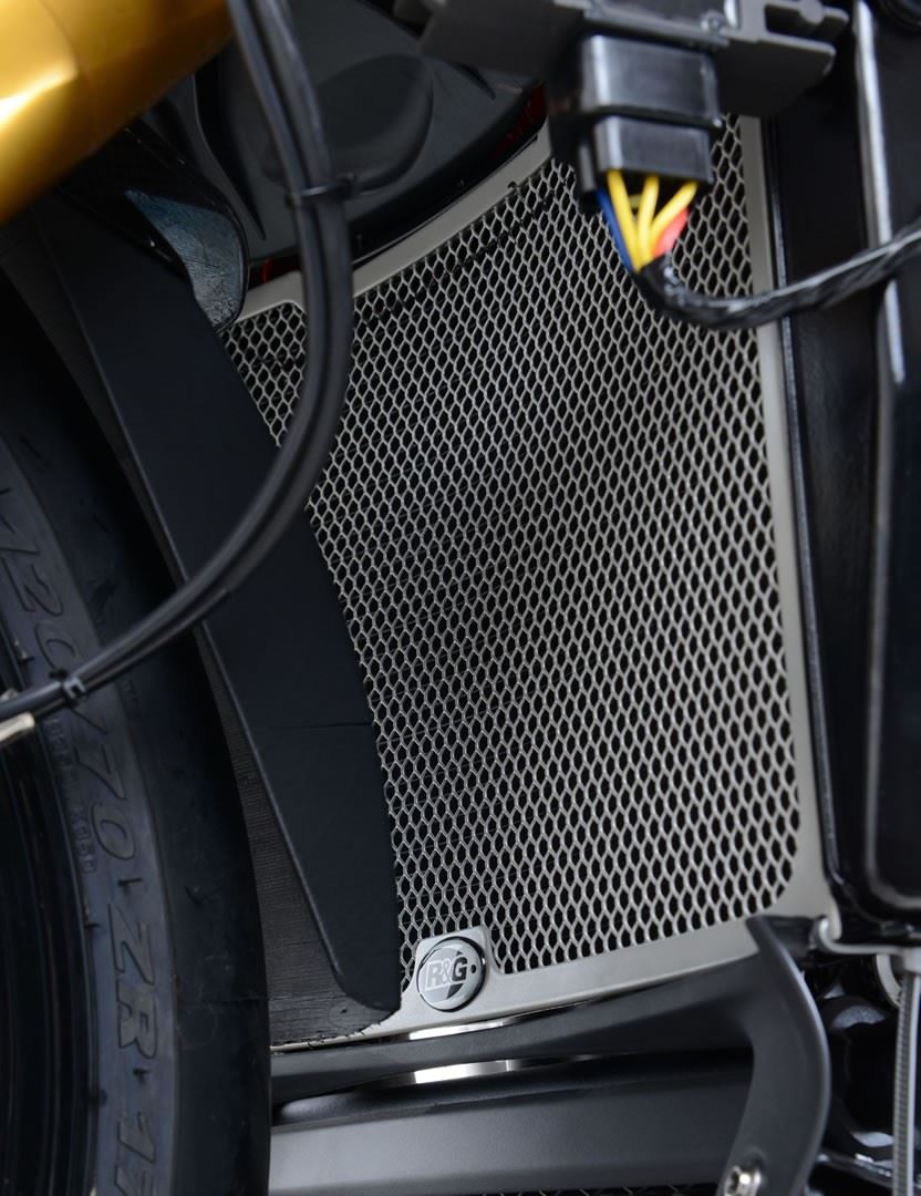 Radiator Guards for MV Agusta F4R, F4RC '15- and F4RR '12- models Colour: Titanium