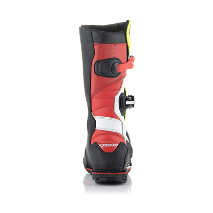 Alpinestars Tech T - White Red Yellow Fluo Black - US 12 / EU 47