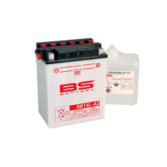 BS BB14L-A2 (12N14-3A) (DC) Combi-Pack Dry Battery