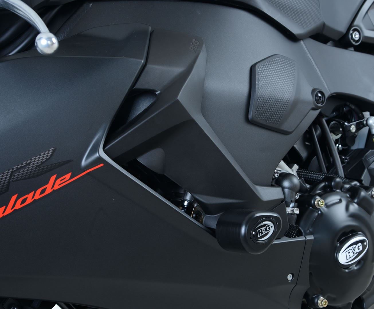 Crash Protectors - Aero Style for Honda CBR1000RR '17-'19 [Non-Drill Kit] Colour: White