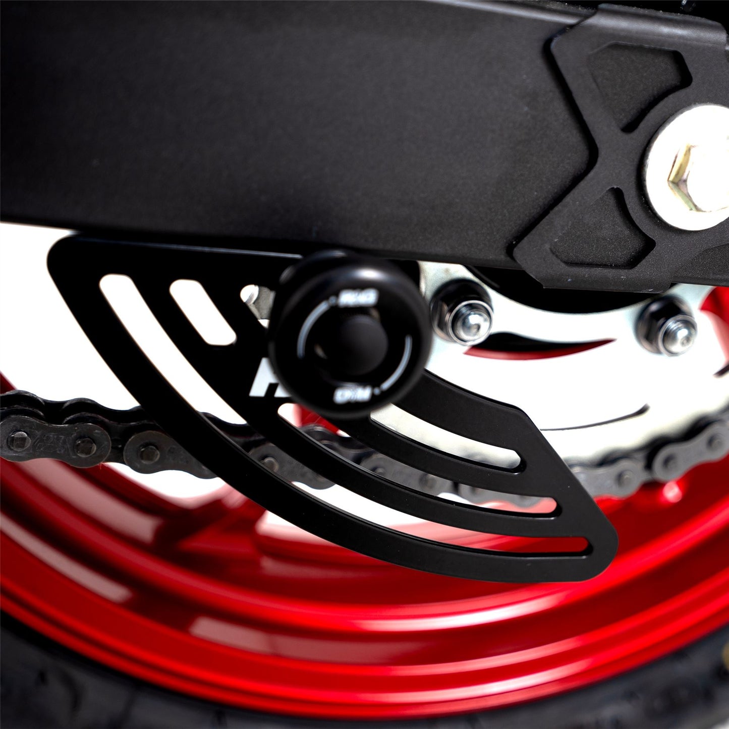 Toe Chain Guards - Toe Guard Kawasaki Ninja 250/400 '18-, Z400/ Z250 '19-, ZX-25R '20- & ZX-4R(R) (SE) ’23- '24, Z500 (Ninja) '24-models