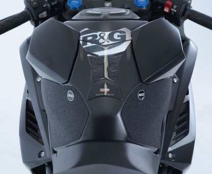 R&G Tank Traction Grips for Honda CBR250RR '17- Colour: Clear