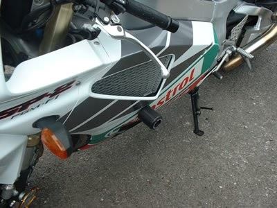 Crash Protectors - Classic Style for Honda VTR1000 SP-2 Colour: Black