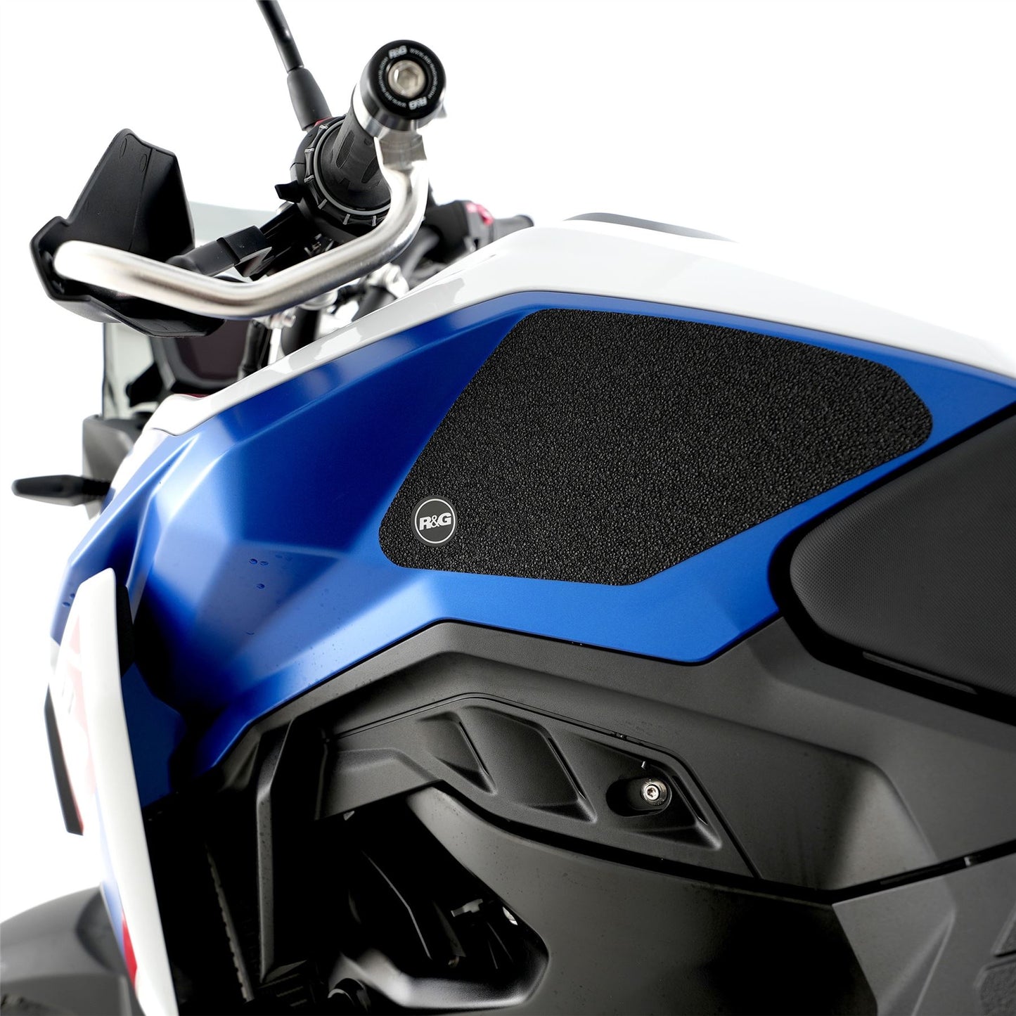 R&G Tank Traction Grips for BMW F900 XR '20-, F900GS '24- Colour: Clear
