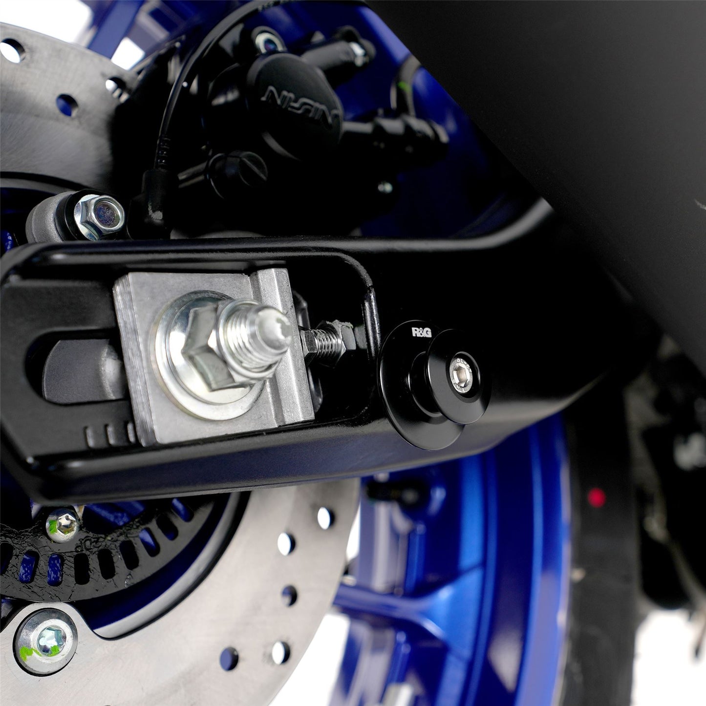 M6 Paddock Stand Bobbins for Yamaha Tenere World Rally(T7 ) '23-, YZF-R125 '19-, MT-125 '20-, Ducati Monster 950 (+) '21- Streetfighter V2(S) '25- & Tenere 700 World Raid '22- Colour: Silver