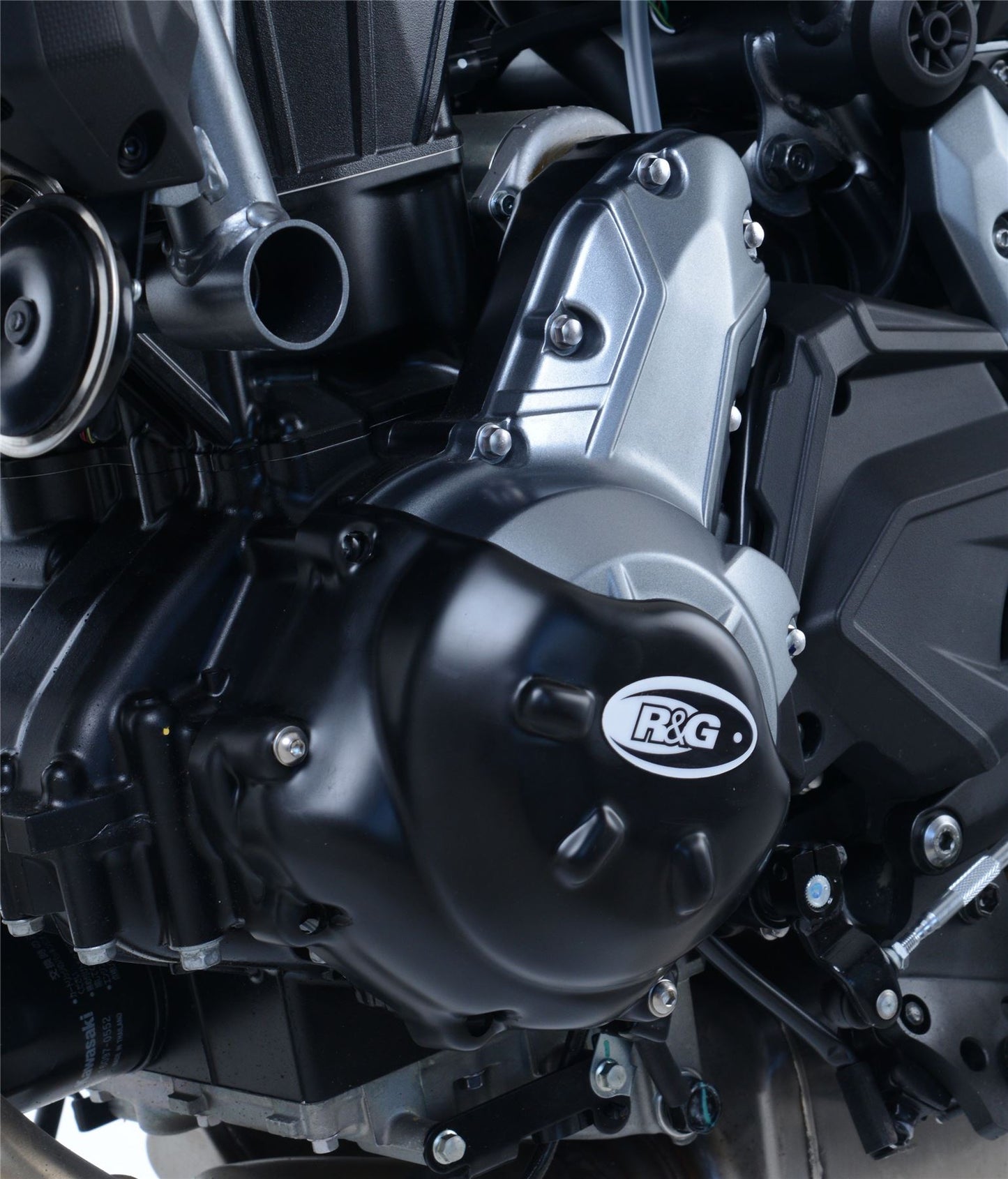 Slash Cut Engine Case Cover for Kawasaki Z650 '17-  & Ninja 650 '17- '24 & Z650RS '21- '24 (LHS)