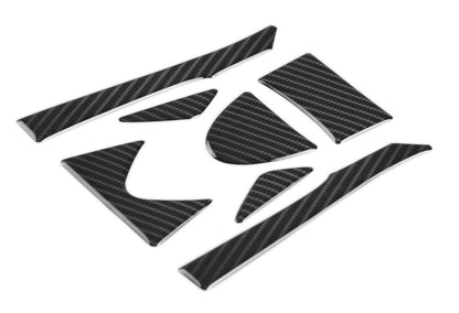 Red Dynamic Carbon Fibre Yoke Pad for the Kawasaki ER6N & F '12-'16