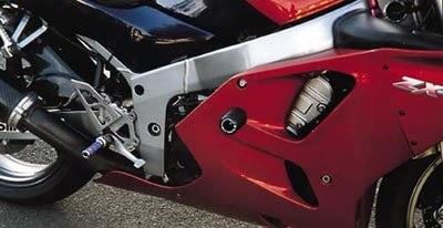 Crash Protectors - Classic Style for Kawasaki ZX6R F1-F3 Colour: White