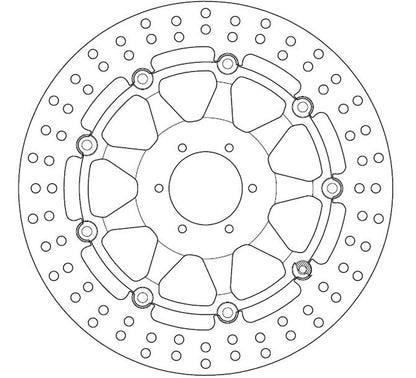Ferodo Brake Disc Floating Alloy Centre Fmd0113Rx