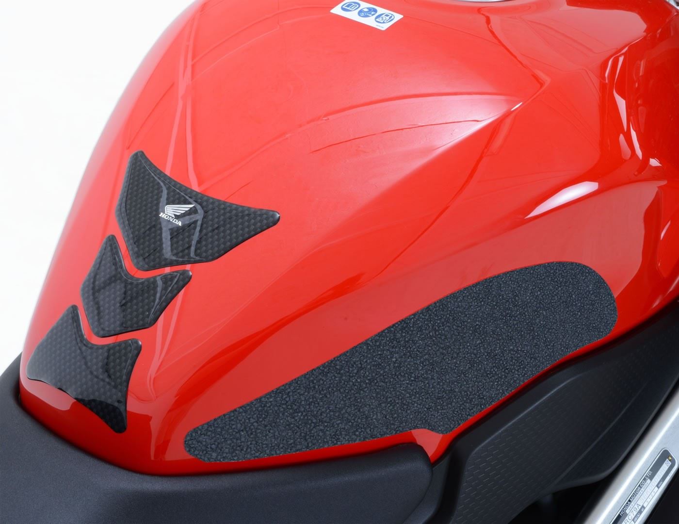 R&G Tank Traction Grips for Honda VFR800 '14- Colour: Black