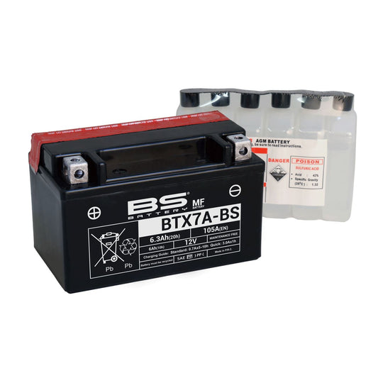 BS BTX7A-BS (CP) Combi-Pack MF Battery