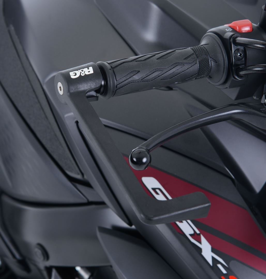 Moulded Lever Guard for Suzuki GSX-S750 '17- '24, Triumph Street Triple  R/RS 765 '17-/ Street Triple S 765 '17- '20, Yamaha YZF-R6 '17- , Aprilia Tuono 660 '21- '24 models & Honda MSX125 Grom '13- Colour: Green