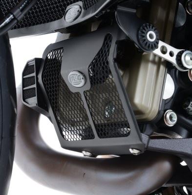Front Cylinder Head Guard for Ducati Monster 1200 / 1200S / 1200R '14- Mounting Block Colour: Black