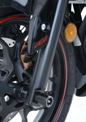 Fork Protectors for Yamaha R25 '14-, MT-25 '15-, R3 '15-, MT-03 '16- models Colour: Black