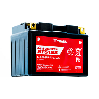 Yuasa STS12S (CP) 12V MF VRLA Scooter Battery