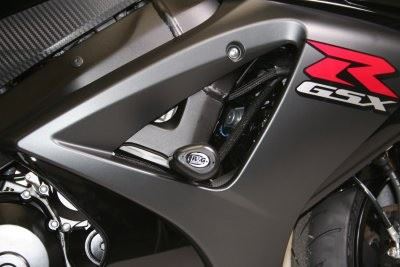 Crash Protectors - Aero Style for Suzuki GSX-R1000 K7-L6 (2007-2016) Colour: White