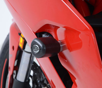 Crash Protectors - Aero Style for Ducati Supersport '17-'20 and Supersport S '17-'20 models (Drill Kit) Colour: White