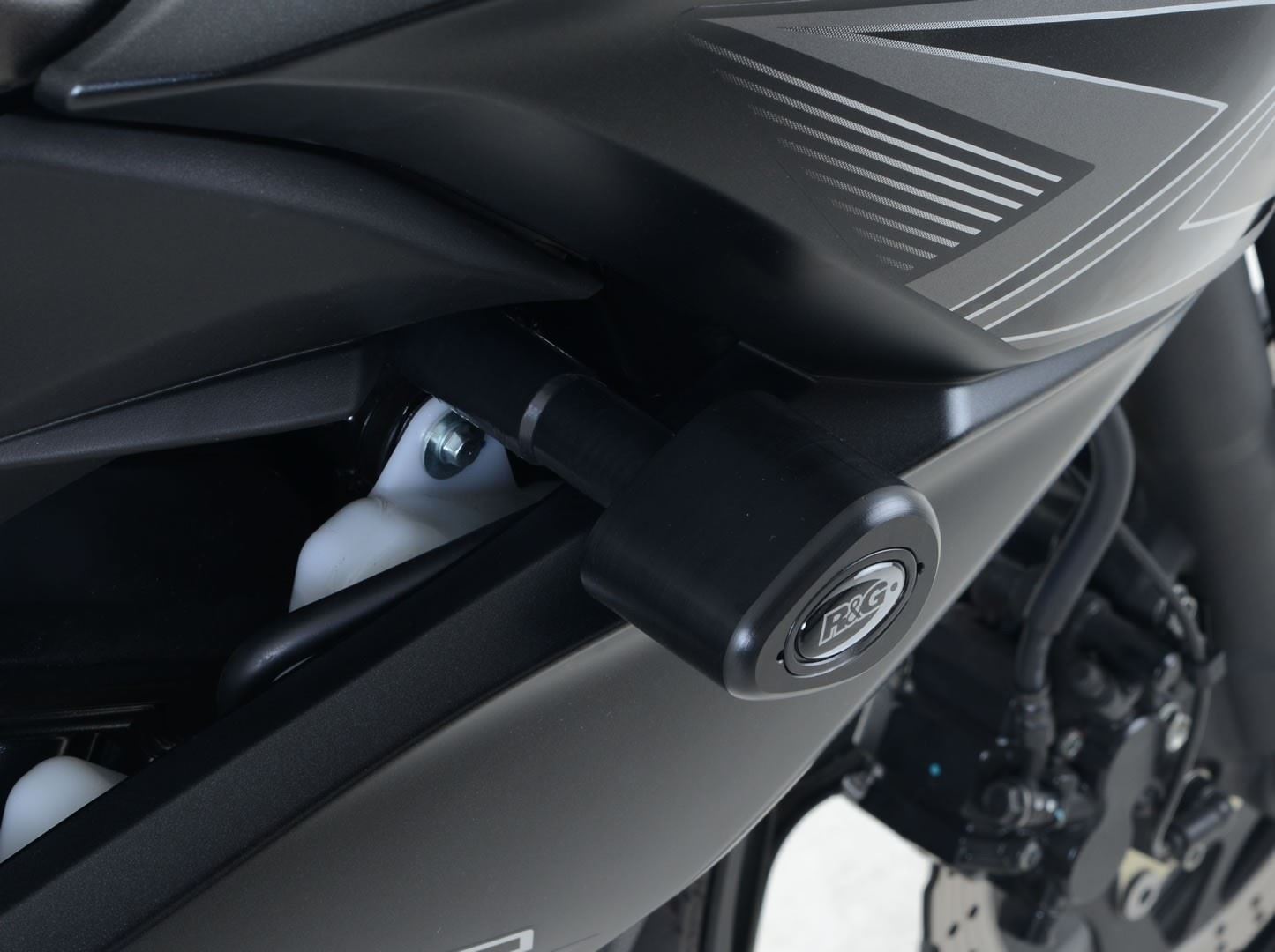 Crash Protectors - Aero Style for Kawasaki Z250 '15-'18 /Z300 '15- Colour: White