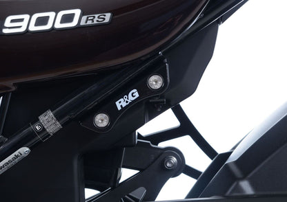 Rear Foot Rest Blanking Plates for Kawasaki Z900 '17- & Z900RS '18- '24 Colour: Black (BK) Kit Options: Kit (Pair)
