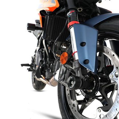 Fork Protectors for KTM RC 390/ RC 200/ RC 125 '22- Duke 125 '24- /250/360 2024-, Husqvarna Vitpilen '24- Colour: Orange