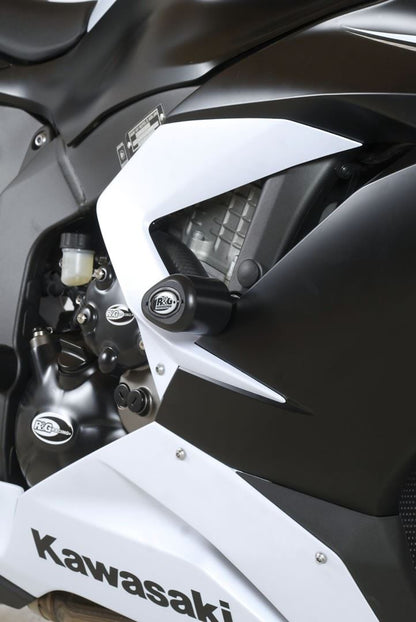 Crash Protectors - Aero Style for Kawasaki ZX6R 636 ('13-'18) Colour: Black