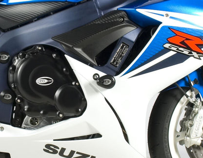 Crash Protectors - Aero Style for Suzuki GSXR600/750 '11- '24 Drill Kit Colour: Black