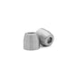 R&G Stainless Steel Bar Ends for the Aprilia Tuareg 660 '22-,Tuareg 660 Rally '25-, RSV4 RF '15 - '24, RSV4 1100 (Factory) '19 - '24, Ducati Panigale V2 '20 - '24 & Honda Africa Twin  Adventure Sports '18- '24/ CRF1100L Africa Twin DCT '24-