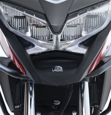 Oil Cooler Guard for the Honda Crossrunner '15- Colour: Black