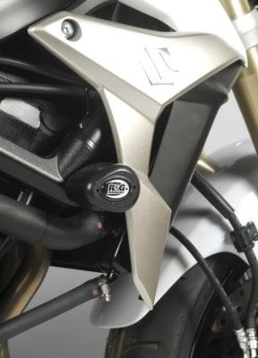 Crash Protectors - Aero Style for Suzuki GSR750 2011- Colour: Black