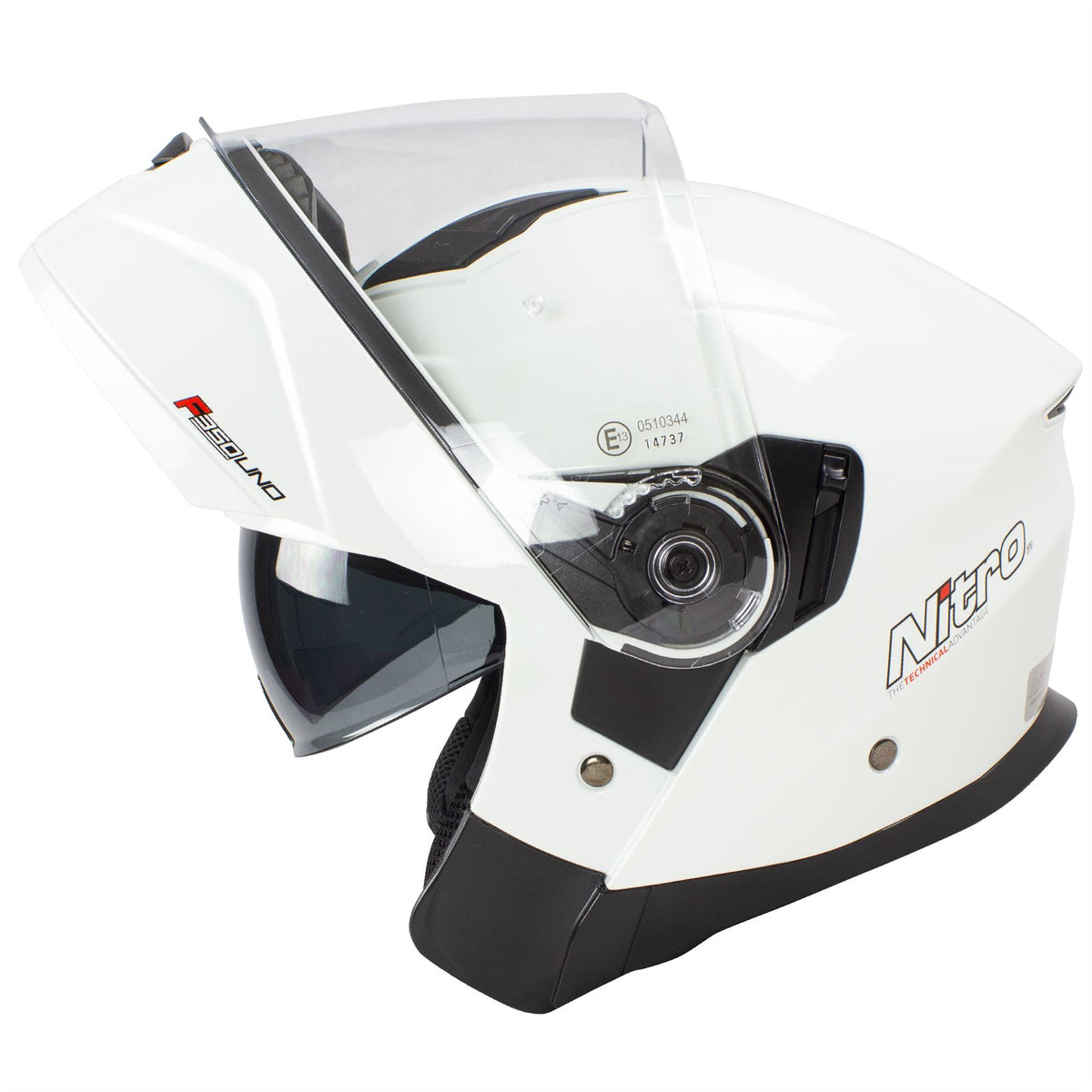 Helmet Nitro F350 Uno DVS Gloss White XS - 54