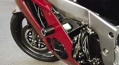 Crash Protectors - Classic Style for Kawasaki ZX6R F1-F3 Colour: Black