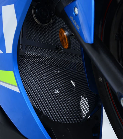 Radiator and Downpipe Guard for Suzuki GSX250R '17- Colour: Black