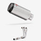 CP1 Matt S/Steel Carbon Tip Exhaust System (Low Level)
