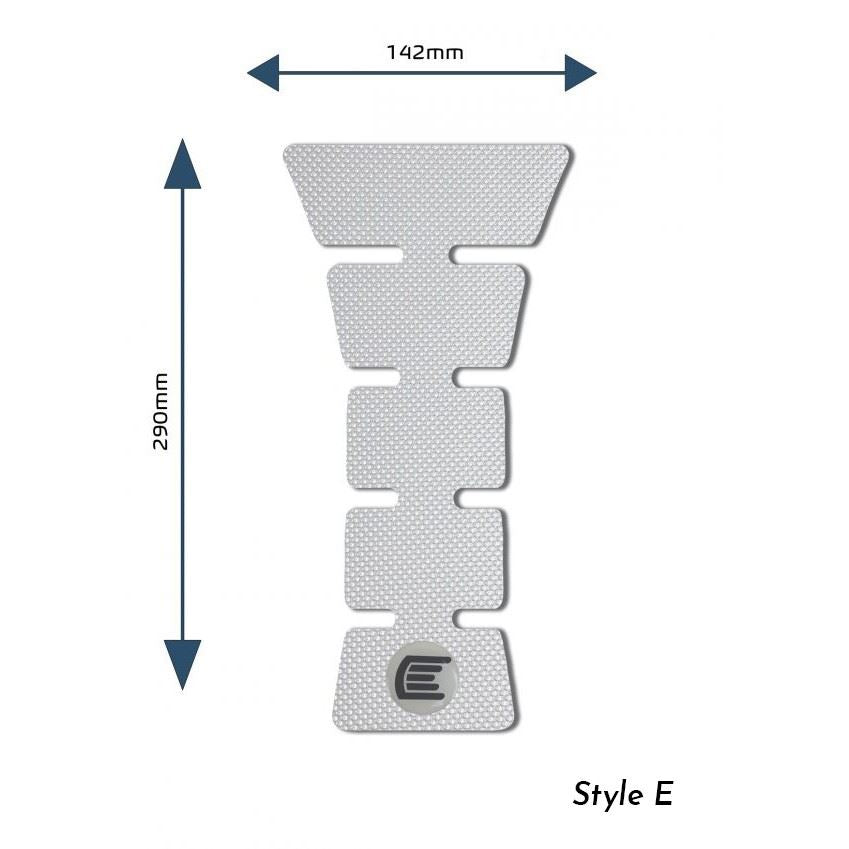 Eazi-Grip PRO Centre Tank Pads Style : Style E Eazi-Grip Colour: Clear