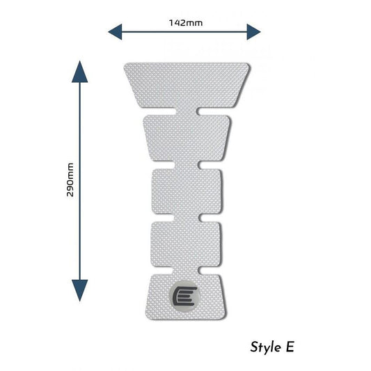 Eazi-Grip PRO Centre Tank Pads Style : Style E Eazi-Grip Colour: Clear