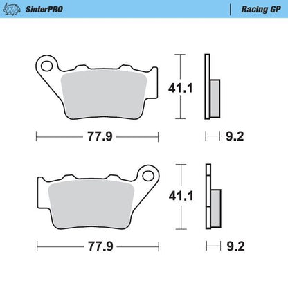 Moto-Master Racing GP SinterPRO Brake Pads - 93212