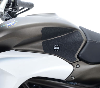 R&G Tank Traction Grips for MV Agusta Stradale 800 '15- Colour: Black