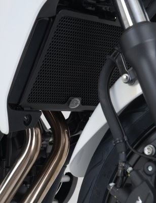Radiator Guards for Honda CB500F ('13-'15) and CB500X '13- & CB400X '19- models. Colour: Black
