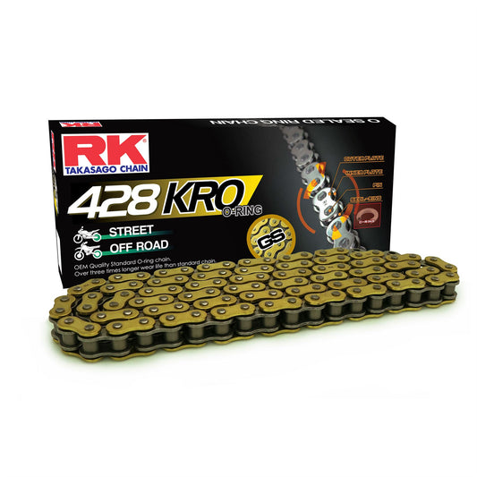 RK GS428KRO-132 Gold O-Ring Chain