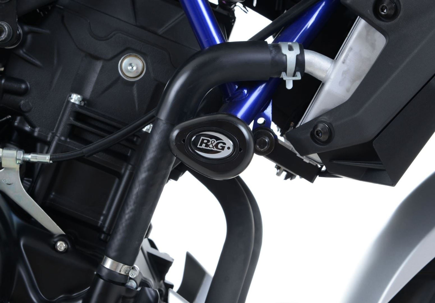 Crash Protectors - Aero Style for Yamaha MT-25 / MT-03 Colour: White
