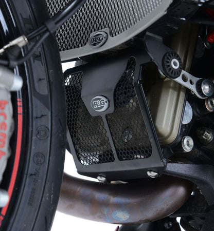 Front Cylinder Head Guard for Ducati Monster 1200 / 1200S / 1200R '14- Mounting Block Colour: Black
