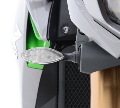 Front Indicator Adapter Kit for the Kawasaki Ninja 250 ('13-'17) Z1000 '14-, Z125, Z650 and Z300 models