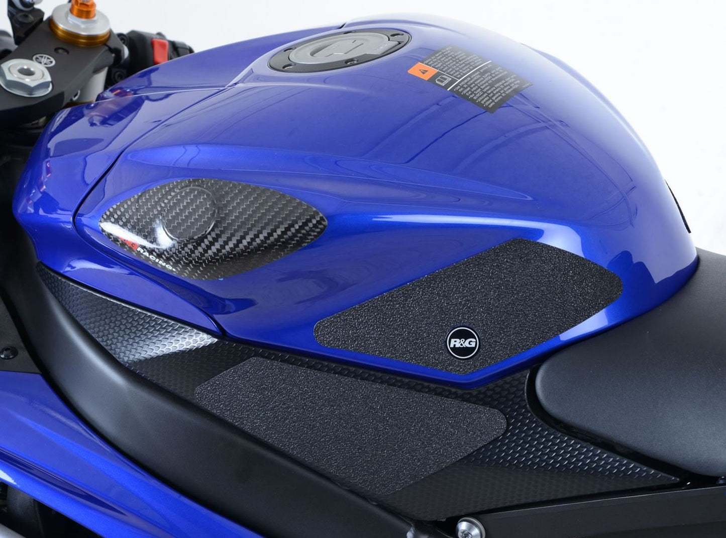 R&G Tank Traction Grip for Yamaha YZF-R6 '12-'16 Colour: Clear