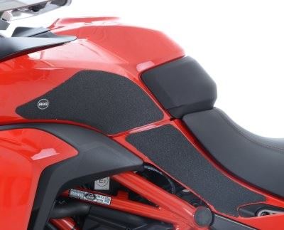 R&G Tank Traction Grips for Ducati Multistrada 1200 '15- Colour: Clear