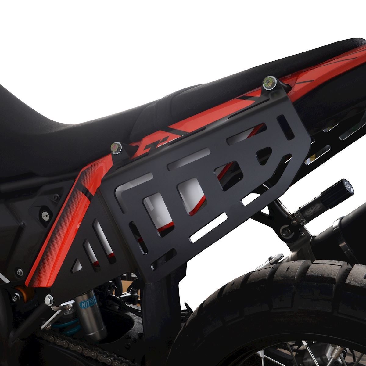 Luggage Side Rails for Yamaha Tenere World Rally(T7) '23-, Tenere 700 '19-, World Raid '22- & Tenere 700 Rally '21- '24 Colour : Black